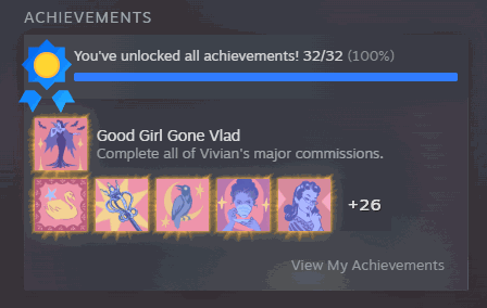 Blue Ribbon (Every Achievement)